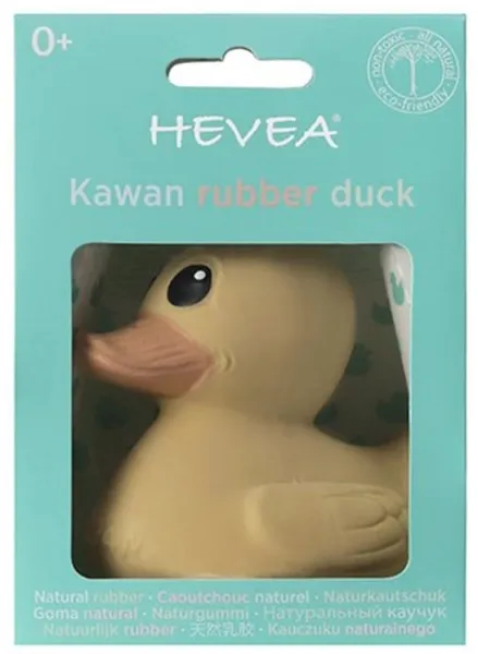 Hevea Kawan Mini Canard de Bain Jaune (1 pièce)