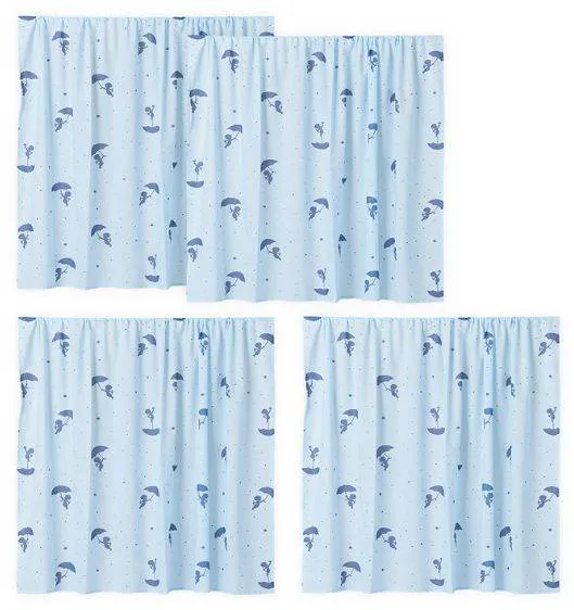 Rideaux Hoppekids Ole Lukoie pour lit mi-haut - Bleu